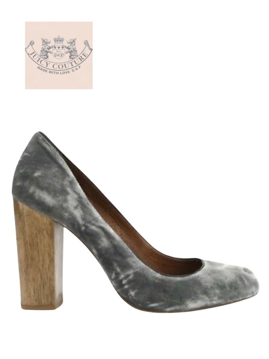 Juicy Couture Shoes - JUICY COUTURE Rosa Velvet Heels  + Box